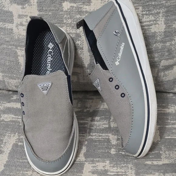 Columbia Gray Moccasin Slip-On Shoes - Picture 3 of 7